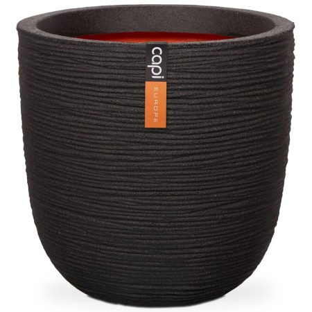 Capi Planter Nature Rib black 54x52 cm KBLR935 by Capi, Pots and planters - Ref: Foro24-424235, Price: 190,13 €, Discount: %