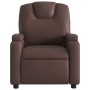 Sillón reclinable de cuero sintético marrón de , Sillones - Ref: Foro24-372391, Precio: 214,80 €, Descuento: %