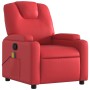 Sillón de masaje reclinable cuero sintético rojo de , Sillones - Ref: Foro24-372401, Precio: 206,00 €, Descuento: %