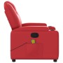 Sillón de masaje reclinable cuero sintético rojo de , Sillones - Ref: Foro24-372401, Precio: 206,00 €, Descuento: %