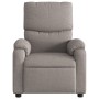 Reclining taupe gray fabric massage chair by , Armchairs - Ref: Foro24-373430, Price: 251,89 €, Discount: %