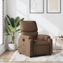 Reclining massage chair in brown fabric by , Armchairs - Ref: Foro24-373426, Price: 220,99 €, Discount: %