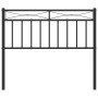 Black metal headboard 100 cm by , Headboards and footboards - Ref: Foro24-373720, Price: 23,15 €, Discount: %