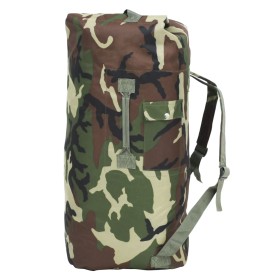 Tasche aus Segeltuch im Military-Stil 85 L Camouflage von vidaXL, Sporttaschen - Ref: Foro24-91386, Preis: 31,93 €, Rabatt: %