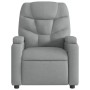 Sillón reclinable de tela gris claro de , Sillones - Ref: Foro24-372441, Precio: 233,81 €, Descuento: %