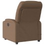 Sillón reclinable con masaje de tela marrón de , Sillones - Ref: Foro24-372457, Precio: 232,88 €, Descuento: %