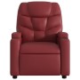 Sillón de masaje reclinable cuero sintético rojo tinto de , Sillones - Ref: Foro24-372476, Precio: 261,02 €, Descuento: %