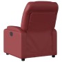 Reclining massage armchair in synthetic red wine leather by , Armchairs - Ref: Foro24-372476, Price: 261,02 €, Discount: %