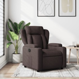 Dark brown fabric recliner by , Armchairs - Ref: Foro24-372408, Price: 263,99 €, Discount: %