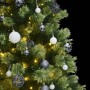 Árbol de Navidad artificial con bisagras 300 LED y bolas 240 cm de , Arboles de navidad - Ref: Foro24-3210422, Precio: 210,41...