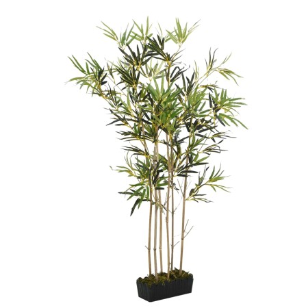 Árbol de bambú artificial con 828 hojas verde 150 cm de , Flora artificial - Ref: Foro24-358973, Precio: 83,03 €, Descuento: %