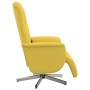 Light yellow fabric massage recliner with footrest by , Armchairs - Ref: Foro24-356581, Price: 231,35 €, Discount: %