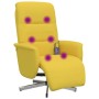 Light yellow fabric massage recliner with footrest by , Armchairs - Ref: Foro24-356581, Price: 231,35 €, Discount: %