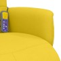 Light yellow fabric massage recliner with footrest by , Armchairs - Ref: Foro24-356581, Price: 231,35 €, Discount: %