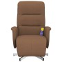 Brown fabric massage recliner with footrest by , Armchairs - Ref: Foro24-356576, Price: 233,99 €, Discount: %