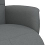 Sillón reclinable con reposapiés tela gris oscuro de , Sillones - Ref: Foro24-356562, Precio: 199,99 €, Descuento: %