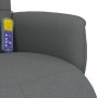 Dark gray fabric reclining massage chair with footrest by , Armchairs - Ref: Foro24-356574, Price: 196,21 €, Discount: %