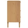 Cómoda SENJA aspecto ratán madera maciza pino marrón 80x40x80cm de , Cajoneras - Ref: Foro24-358022, Precio: 97,07 €, Descuen...