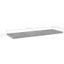 Concrete gray plywood shelf 4 units 60x20x1.5cm by , Shelves - Ref: Foro24-805226, Price: 22,99 €, Discount: %