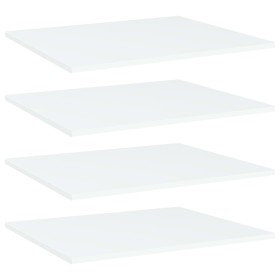 Shelf shelves 4 pcs white plywood 60x50x1.5cm by , Shelves - Ref: Foro24-805266, Price: 37,99 €, Discount: %