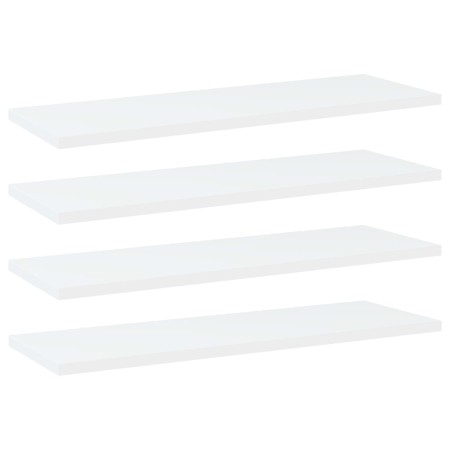 Shelves for shelving 4 units white plywood 60x20x1.5cm by , Shelves - Ref: Foro24-805218, Price: 24,08 €, Discount: %