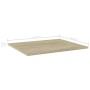 Estante estantería 4 uds contrachapada roble Sonoma 60x50x1,5cm de , Estanterías - Ref: Foro24-805272, Precio: 35,97 €, Descu...