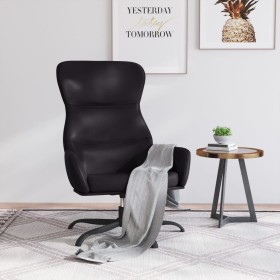 Black synthetic leather relaxation armchair by , Armchairs - Ref: Foro24-341084, Price: 118,08 €, Discount: %