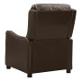 Shiny Brown Faux Leather Recliner by , Electric massage chairs - Ref: Foro24-339043, Price: 187,70 €, Discount: %