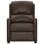 Sillón elevable de masaje de cuero artificial marrón brillo de , Sillones de masaje eléctricos - Ref: Foro24-3093418, Precio:...