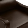 Sillón elevable de masaje de cuero artificial marrón brillo de , Sillones de masaje eléctricos - Ref: Foro24-3093418, Precio:...