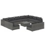 Set de muebles de jardín 12 pzas cojines ratán sintético gris de , Conjuntos de jardín - Ref: Foro24-3102133, Precio: 1,00 €,...