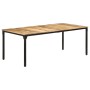 Rough mango wood dining table 200x100x76 cm by , Kitchen and dining tables - Ref: Foro24-321976, Price: 396,58 €, Discount: %