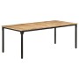 Rough mango wood dining table 200x100x76 cm by , Kitchen and dining tables - Ref: Foro24-321976, Price: 396,58 €, Discount: %