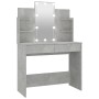 Concrete gray LED dressing table 96x40x142 cm by , Bedroom Dressers - Ref: Foro24-808823, Price: 177,99 €, Discount: %