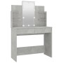 Concrete gray LED dressing table 96x40x142 cm by , Bedroom Dressers - Ref: Foro24-808823, Price: 177,99 €, Discount: %