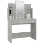 Concrete gray LED dressing table 96x40x142 cm by , Bedroom Dressers - Ref: Foro24-808823, Price: 177,99 €, Discount: %