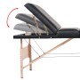 Klappbare Massageliege 3 Zonen 10 cm dick schwarz von vidaXL, Massageliegen - Ref: Foro24-110153, Preis: 232,72 €, Rabatt: %