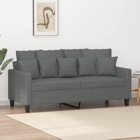 Sofá de 2 plazas de tela gris oscuro 140 cm de , Sofás - Ref: Foro24-359268, Precio: 242,34 €, Descuento: %