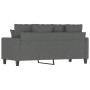 Sofá de 2 plazas de tela gris oscuro 140 cm de , Sofás - Ref: Foro24-359268, Precio: 242,34 €, Descuento: %