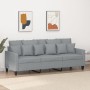 3-seater sofa in light gray fabric 180 cm by , Sofas - Ref: Foro24-359275, Price: 341,05 €, Discount: %