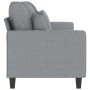 3-seater sofa in light gray fabric 180 cm by , Sofas - Ref: Foro24-359275, Price: 341,05 €, Discount: %