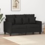 Sofá de 2 plazas de tela negro 120 cm de , Sofás - Ref: Foro24-359263, Precio: 231,33 €, Descuento: %