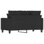 2-Sitzer-Sofa aus schwarzem Stoff, 120 cm von , Sofas - Ref: Foro24-359263, Preis: 229,99 €, Rabatt: %