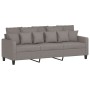 Sofá de 3 plazas de tela gris taupe 180 cm de , Sofás - Ref: Foro24-359282, Precio: 313,09 €, Descuento: %