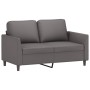 Gray synthetic leather 2-seater sofa 120 cm by , Sofas - Ref: Foro24-359330, Price: 249,27 €, Discount: %