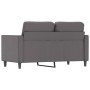 Sofá de 2 plazas de cuero sintético gris 120 cm de , Sofás - Ref: Foro24-359330, Precio: 235,99 €, Descuento: %