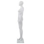 Maniquí de mujer completo base de vidrio blanco brillante 175cm de vidaXL, Maniquís - Ref: Foro24-142928, Precio: 166,53 €, D...