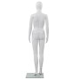 Maniquí de mujer completo base de vidrio blanco brillante 175cm de vidaXL, Maniquís - Ref: Foro24-142928, Precio: 166,53 €, D...