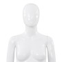 Maniquí de mujer completo base de vidrio blanco brillante 175cm de vidaXL, Maniquís - Ref: Foro24-142928, Precio: 166,53 €, D...