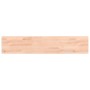 Estante de pared madera maciza de haya 100x20x2,5 cm de , Estantes y estanterías - Ref: Foro24-356016, Precio: 37,99 €, Descu...